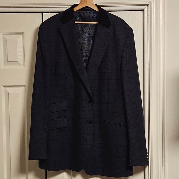Luxurious Tallia Blazer - 100% Wool | Size 50 EXTRA Long - Picture 2 of 9